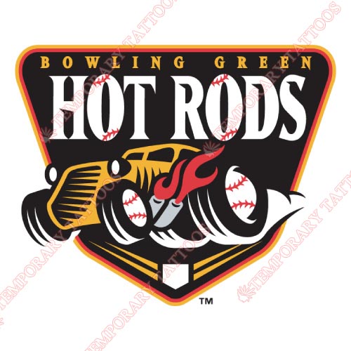Bowling Green Hot Rods Customize Temporary Tattoos Stickers NO.8070